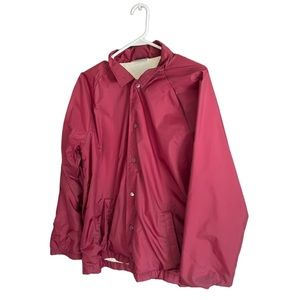 Burgundy Unisex Bomber Jacket
